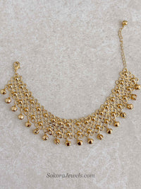 Gold Tone Ghungroo Anklet – Bridal Payal (Sold Individually)