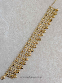 Gold Tone Ghungroo Anklet – Bridal Payal (Sold Individually)