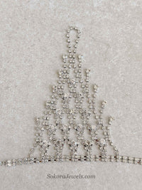 Crystal Hand Harness Bracelet – Silver Tone