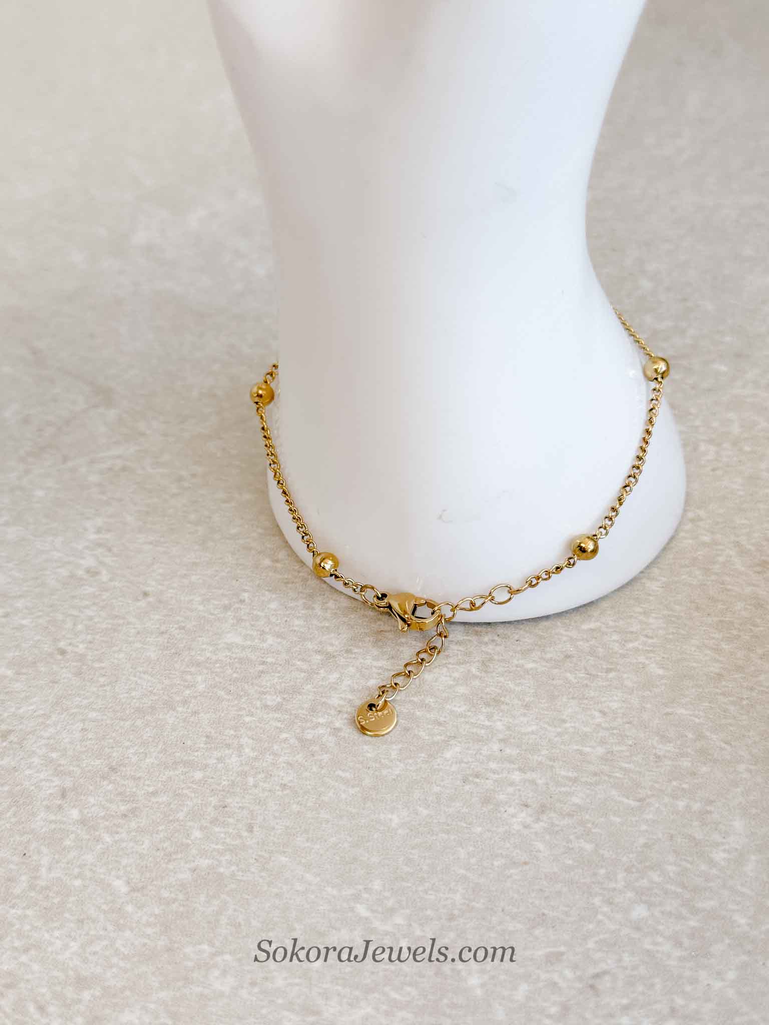 Heart Crystal Charm Hand Harness