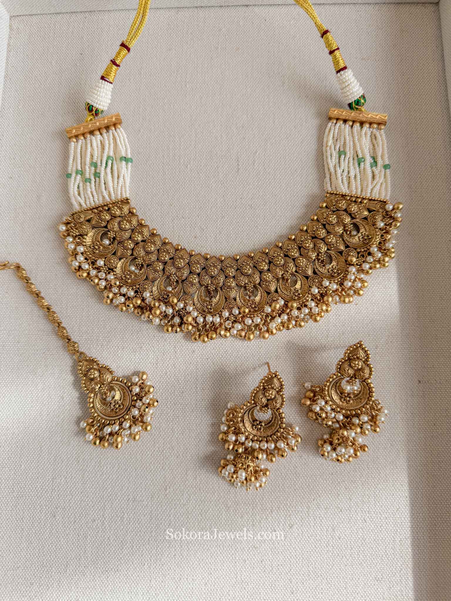 Regal Gold Plated Bridal Set