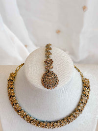 Saira Small Golden Necklace Set