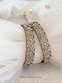 Antique Gold Kada Bangles