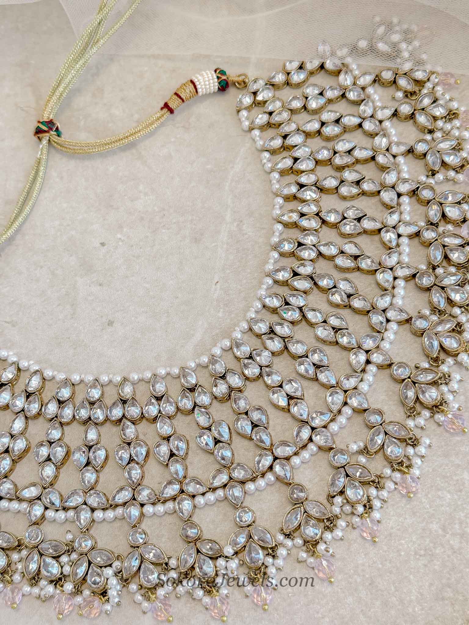 Sabina Necklace Set - Light Pink