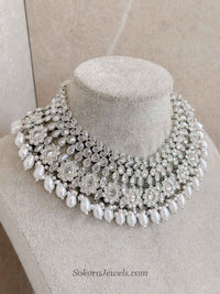 Silver Bridal Necklace