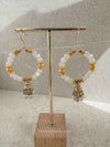 White Jhumka Hoops