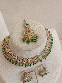 Mumtaz Golden Necklace Set