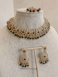 Mumtaz Golden Necklace Set