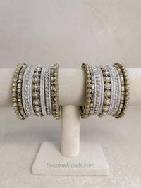 Gold & Silver Midi Bangle set