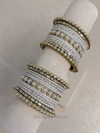 Gold & Silver Midi Bangle set