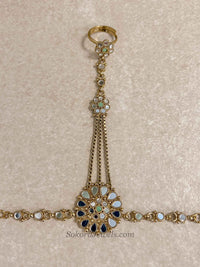 Mirror and Mint Hand Chain