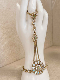 Mirror and Mint Hand Chain