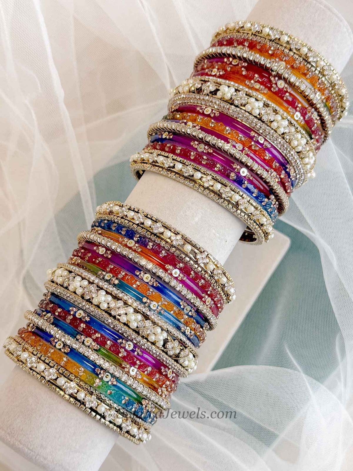 Bridal Multicolour Bangles Set - 2.8