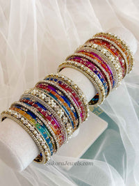 Bridal Multicolour Bangles Set - 2.8