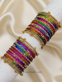 Bridal Multicolour Bangles Set - 2.6