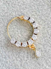 Small Crystal Nose Rings - Pierced