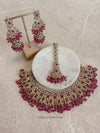 Sofia Golden Necklace Set - 18 Colour Options