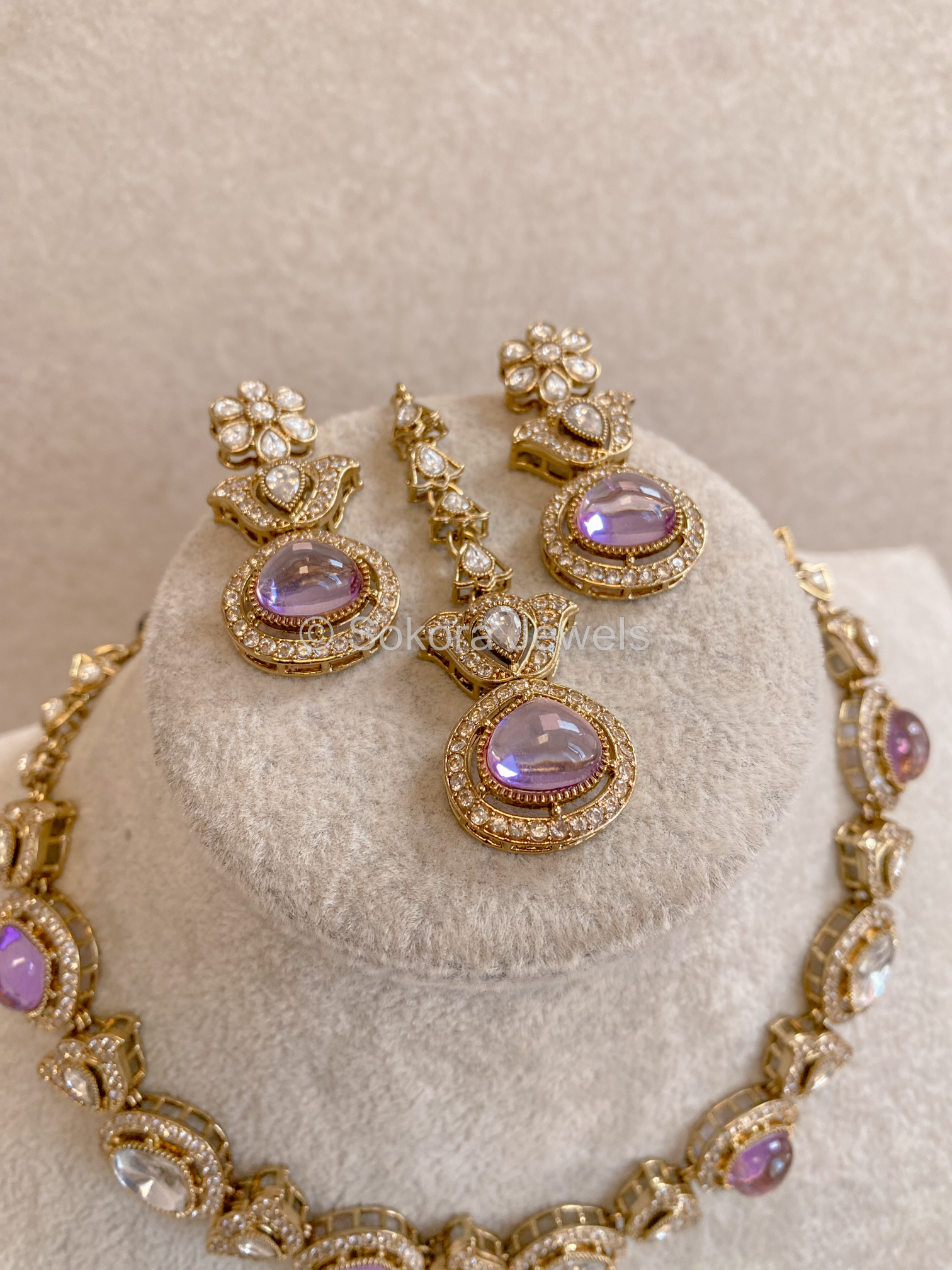 Rhea Faux Kundan Set - 15 Colours