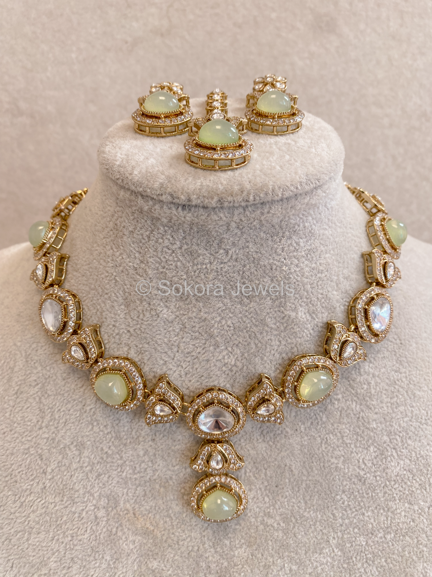 Rhea Faux Kundan Set - 15 Colours