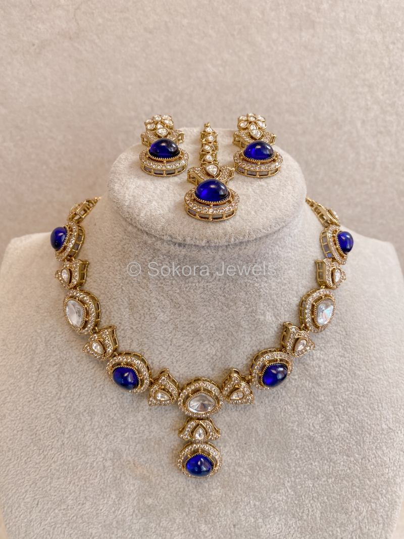 Rhea Faux Kundan Set - 15 Colours