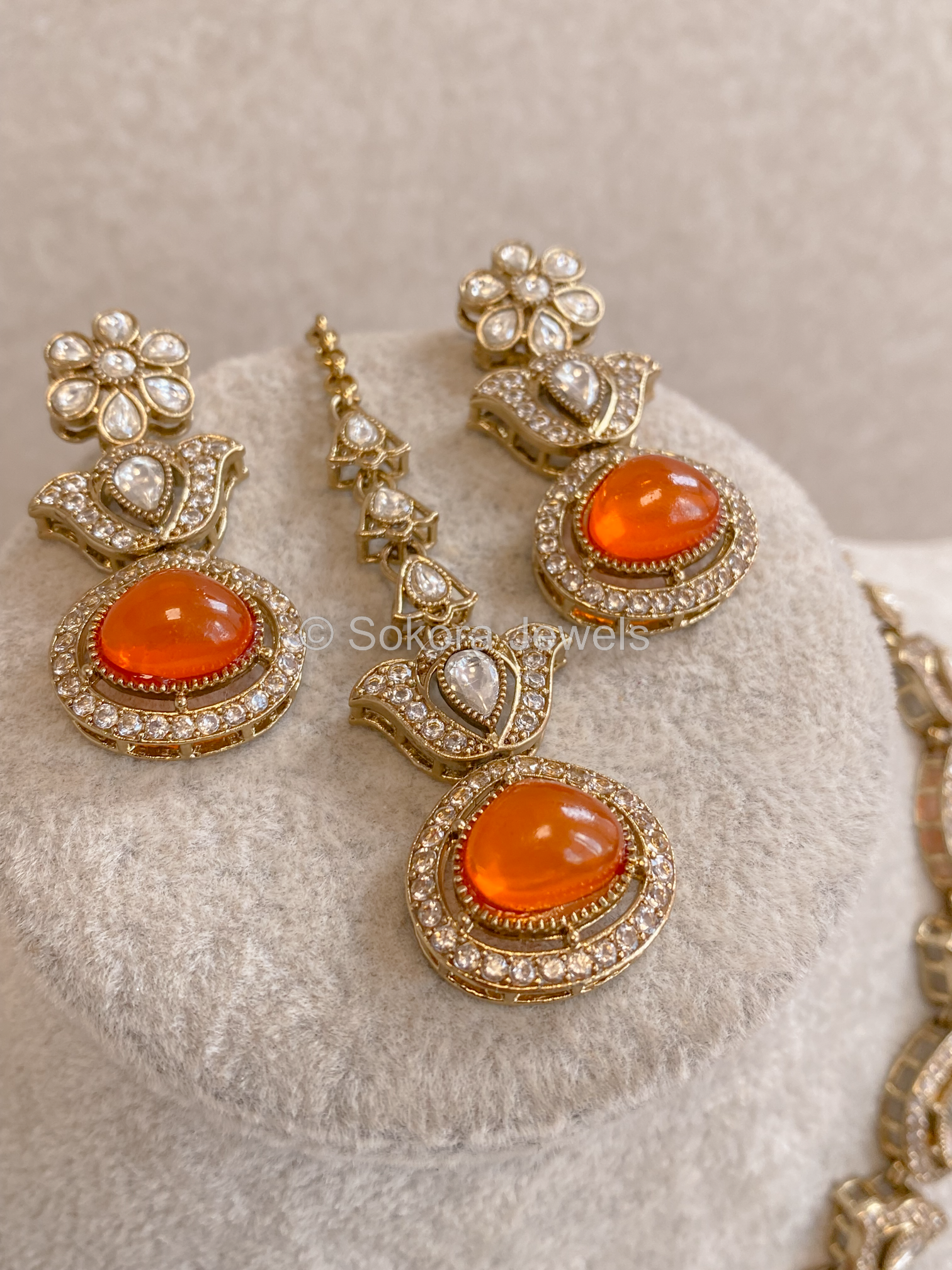 Rhea Faux Kundan Set - 15 Colours