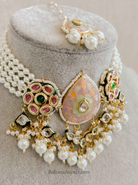 Heritage Meenakari Kundan Choker Set