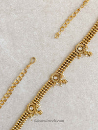 Kundan Gem Waist Chain