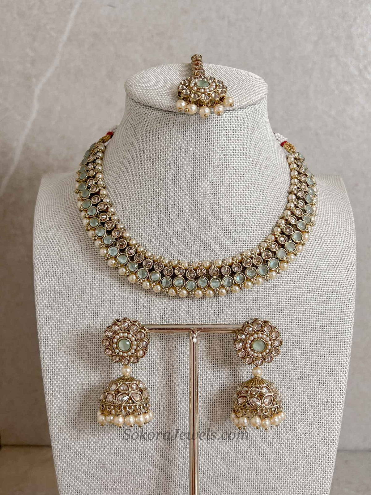 Small Blue & Golden Wedding Guest Set