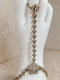 American Diamond Hand Chain Bracelet