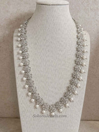 Daisy Midi Mala - Silver