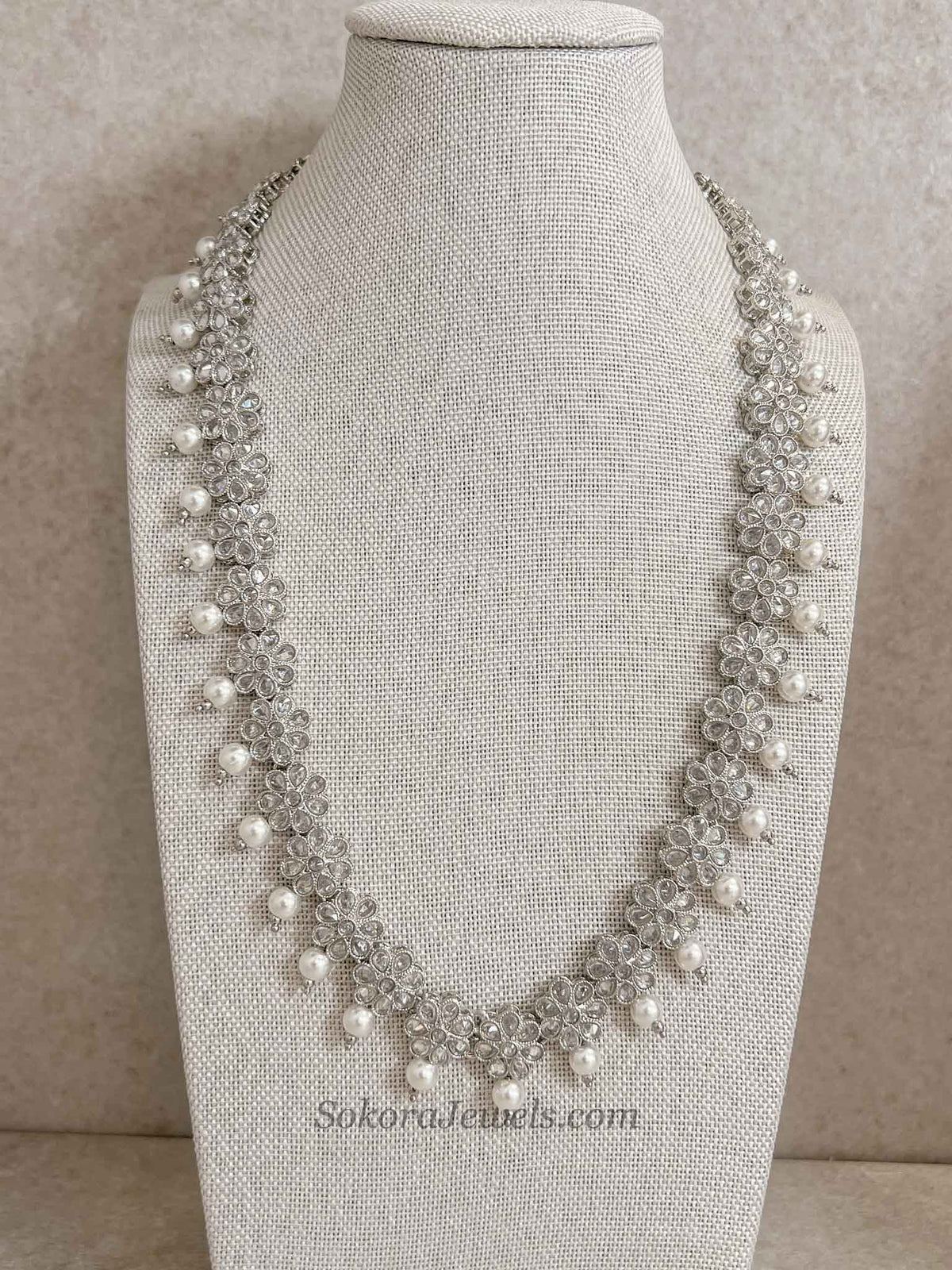 Daisy Midi Mala - Silver