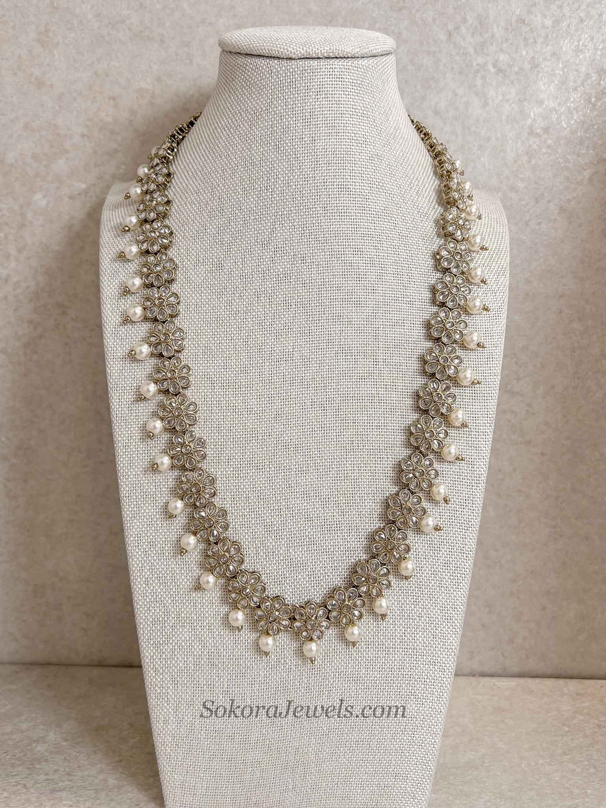 Daisy Midi Mala - Clear Crystal