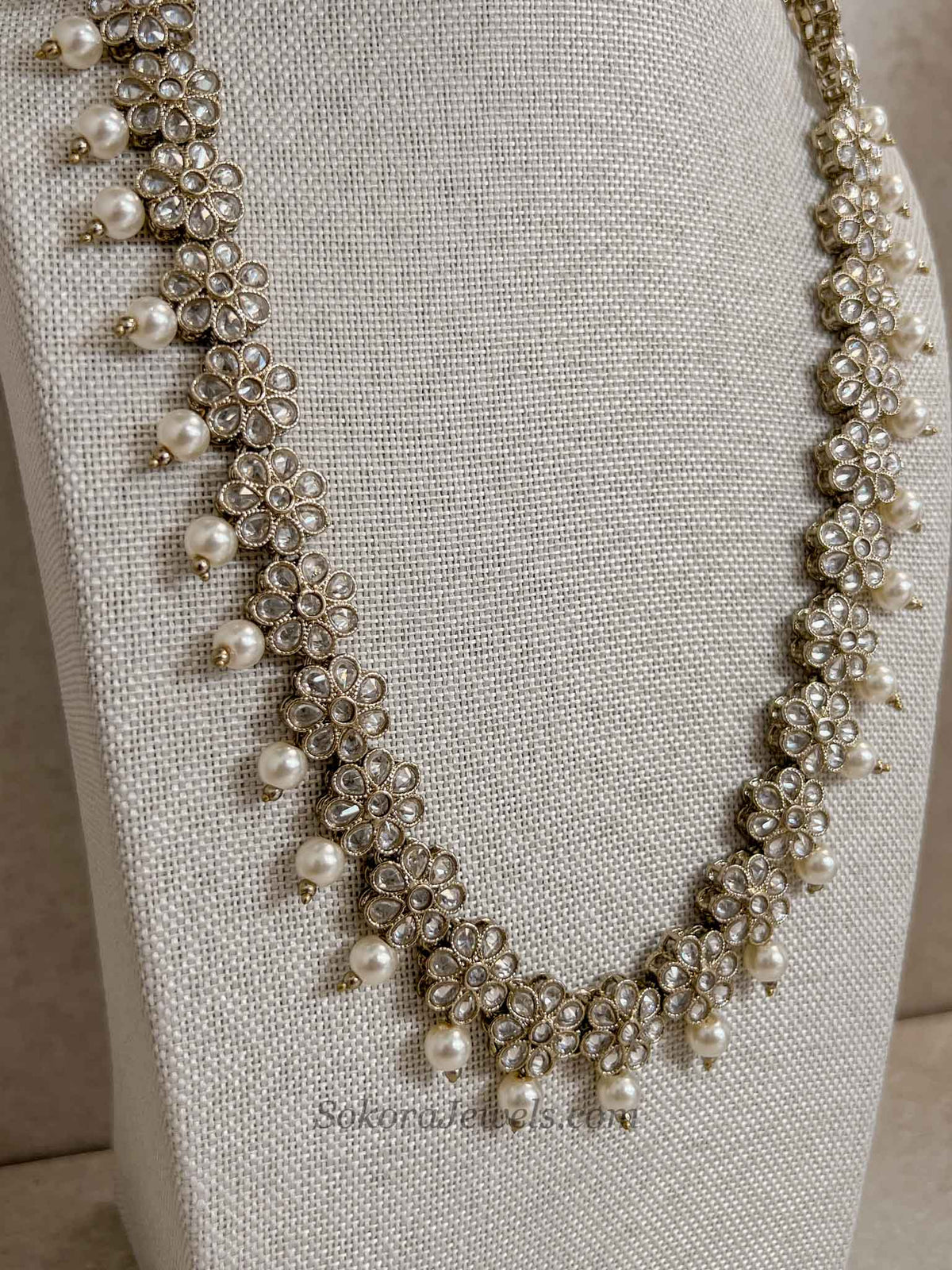 Daisy Midi Mala - Clear Crystal