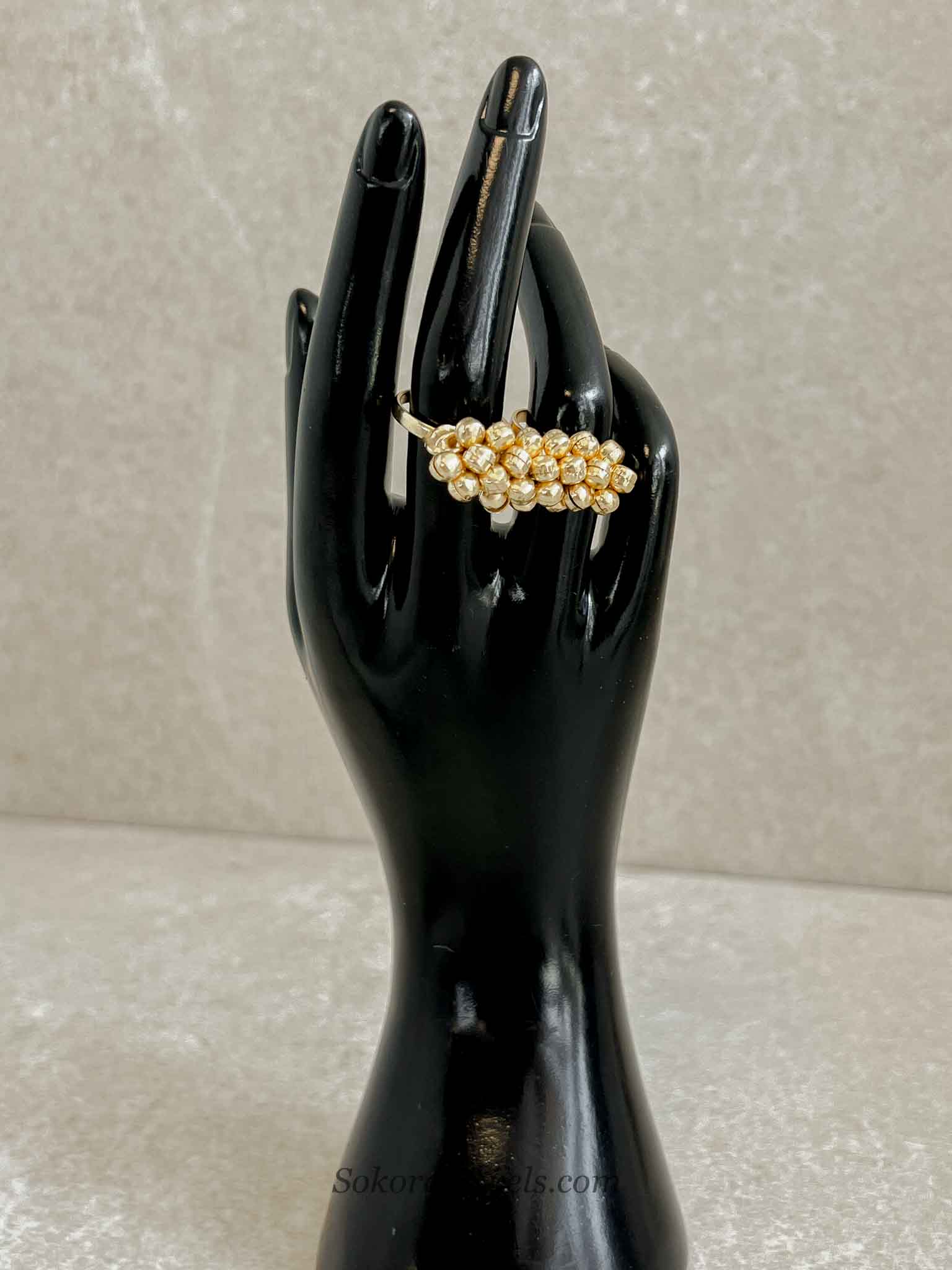 Gold Ball Ring