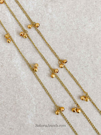 Gold Ghungroo Paranda Hair Accessory