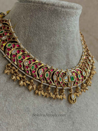 Kashmiri Kundan Hasli Set