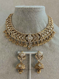 Kashmiri Kundan Hasli Set