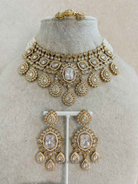 Christina Clear Crystal Bridal Choker Set