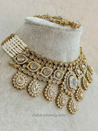 Christina Clear Crystal Bridal Choker Set