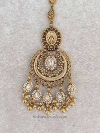 Luxury Kundan Gold Ball Tikka