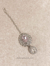 Simran Silver Base Necklace Set