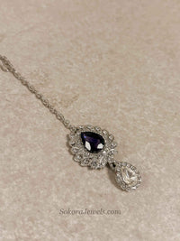 Simran Silver Base Necklace Set