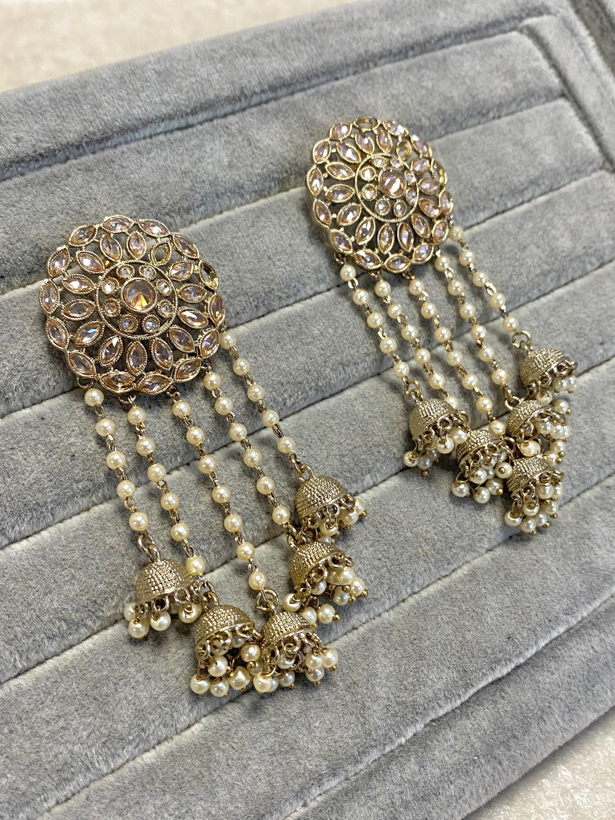 SLIGHTLY IMPERFECT: Antique Gold Earrings -