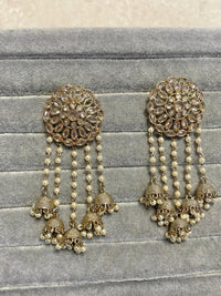 SLIGHTLY IMPERFECT: Antique Gold Earrings -