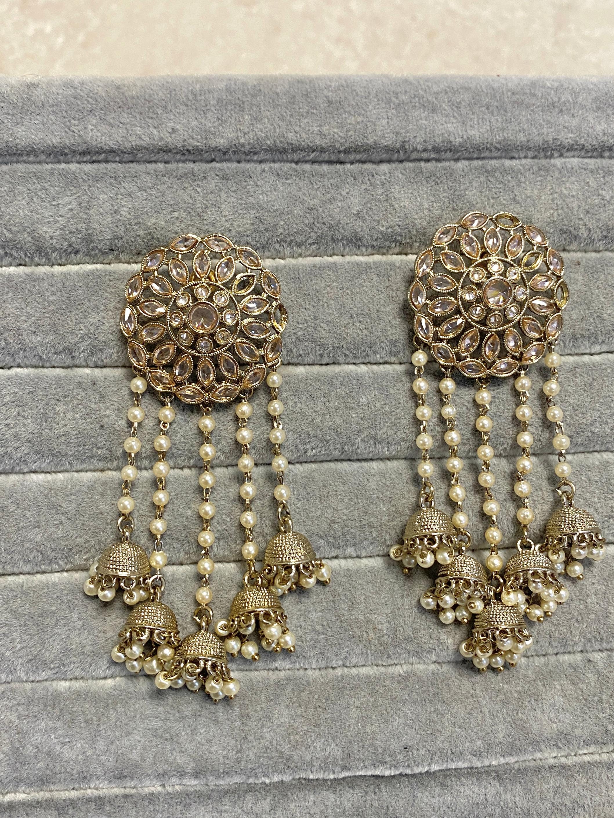 SLIGHTLY IMPERFECT: Antique Gold Earrings -