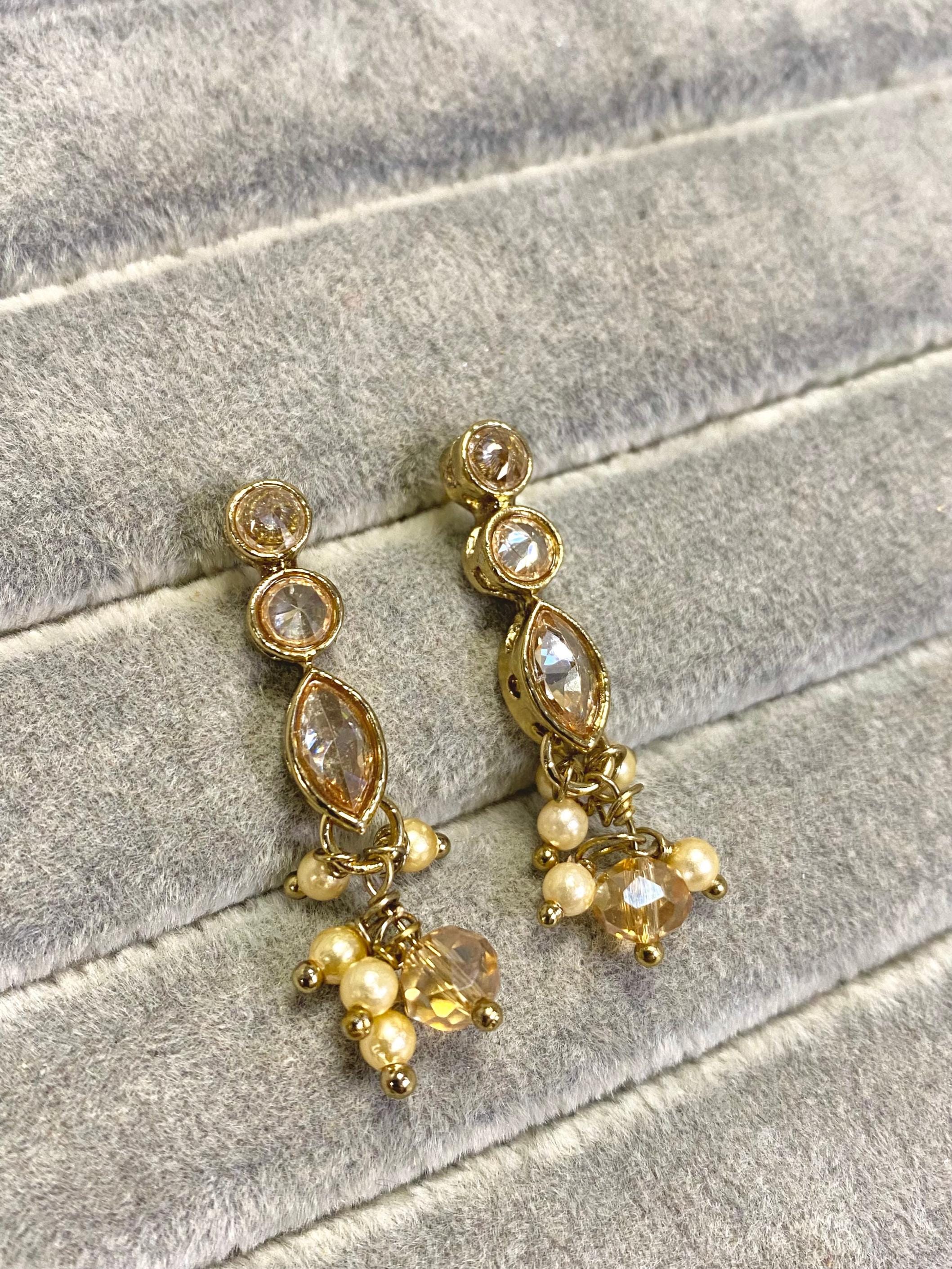 Small Antique Gold Earrings