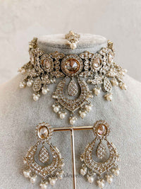 Janefa Bridal Choker set - Champagne