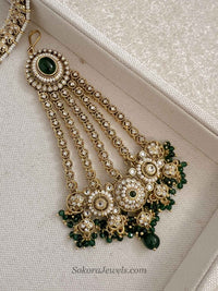 Green Kundan Bridal set