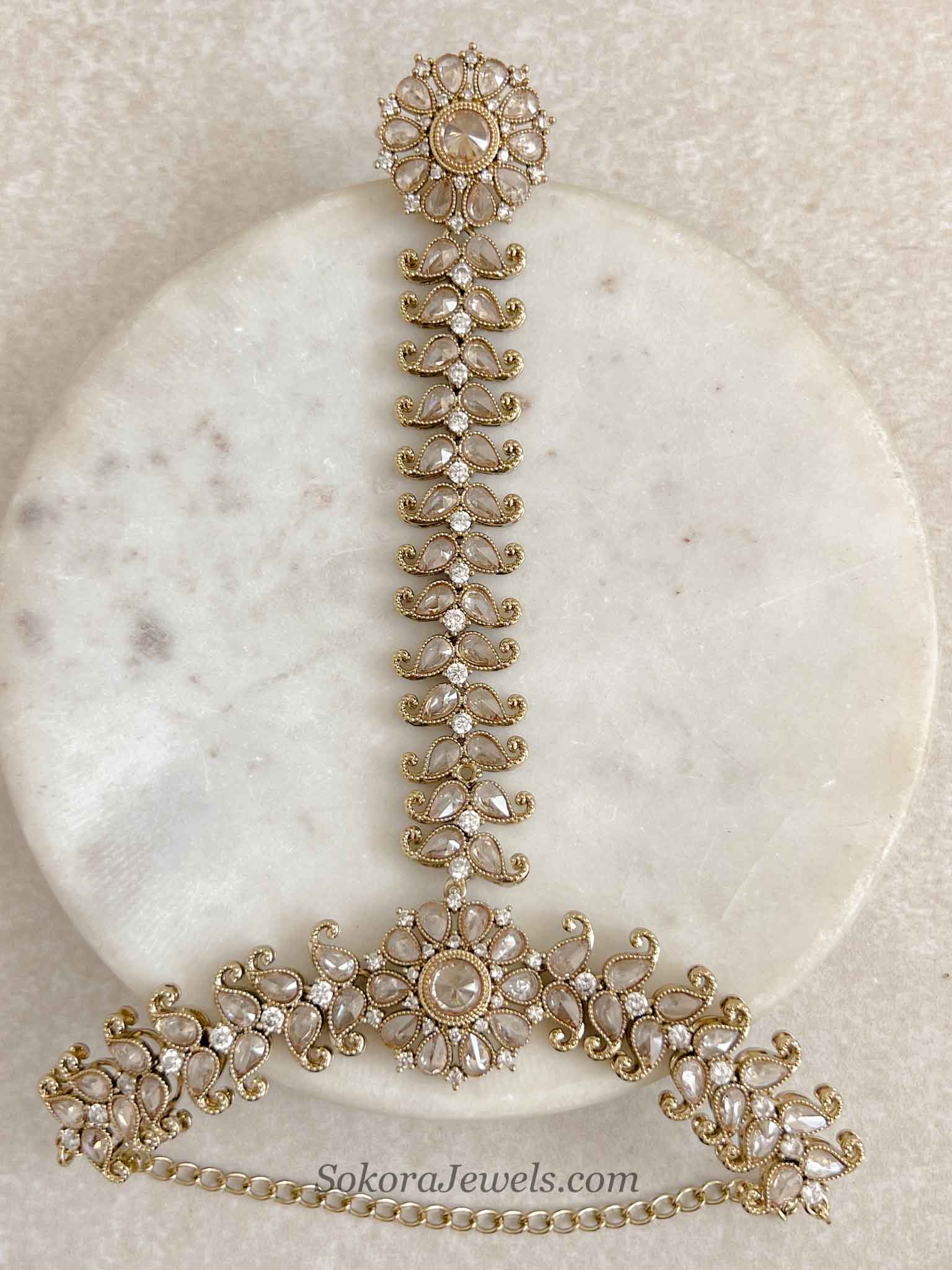 Fiza Hand Chain - Golden