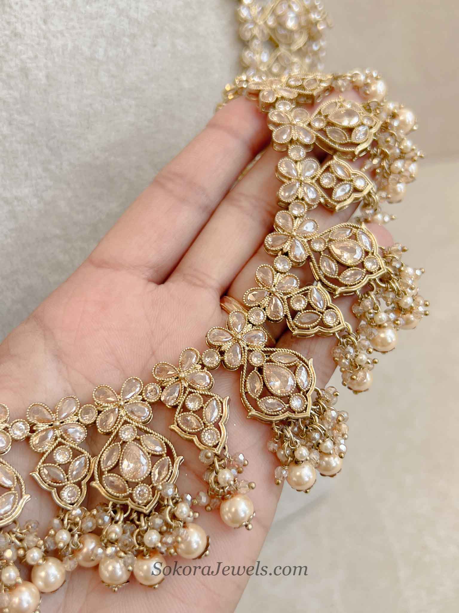 Sukhi Long Necklace - Golden